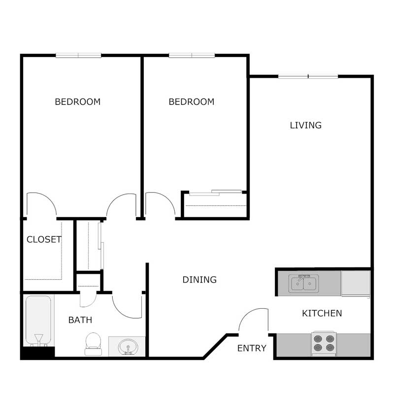Floor Plans Woodview Senior Apartments Muskego, Wisconsin